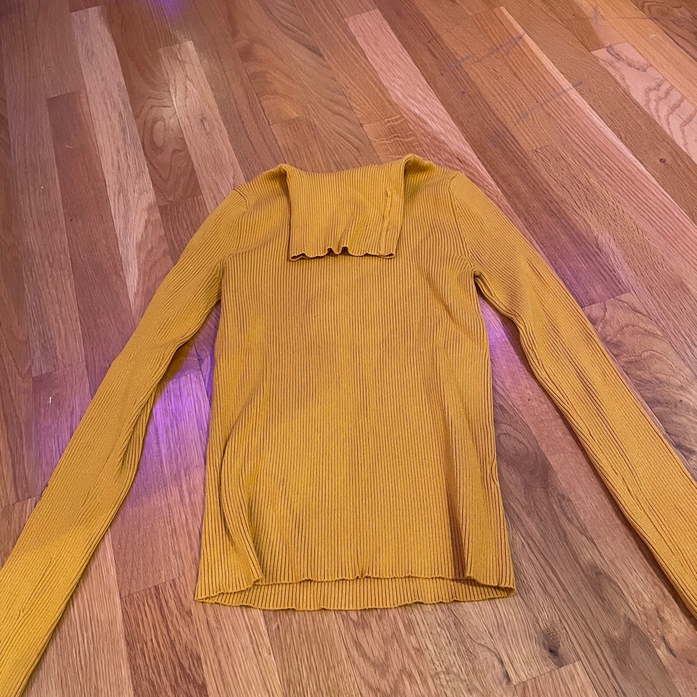 H&M Tight Orange Turtleneck